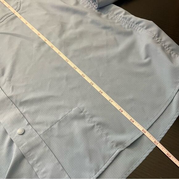 Vineyard Vines Men’s Blue Performance Harbor Shirt Snap XL - Picture 10 of 10